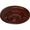 Ekena Millwork Monique Ceiling Medallion (Fits Canopies up to 3 3/4"), Hand-Painted Antique Copper, 13 3/4"OD x 1"P CM13MOACS - alternate 2